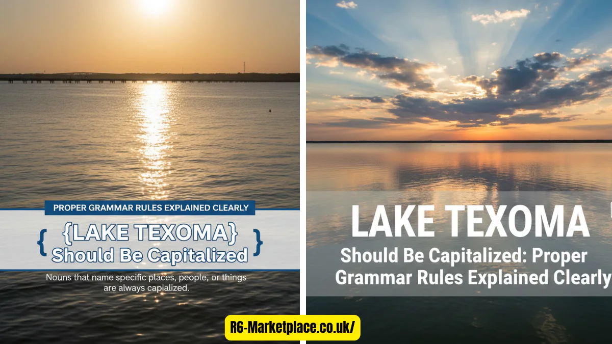 lake texoma should be capitalized