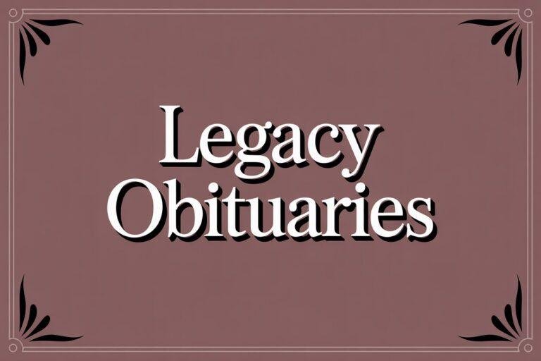 Legacy Obituaries