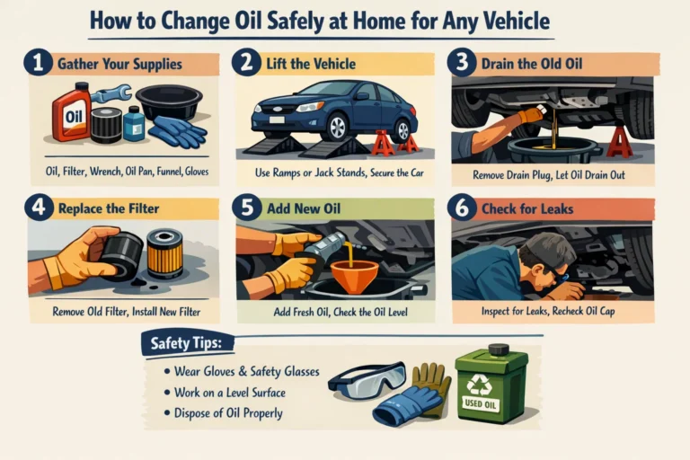 how to change oil