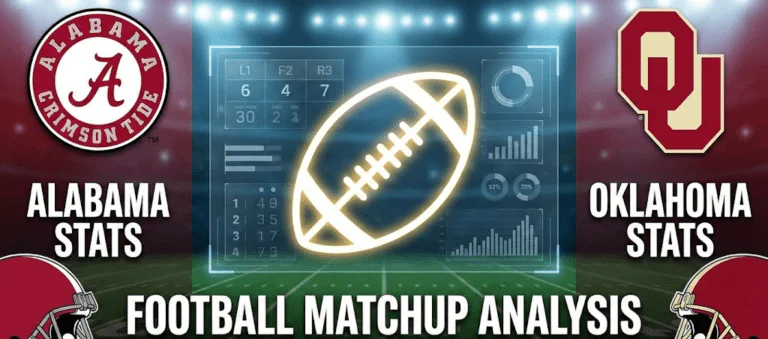 Alabama Crimson Tide Football vs Oklahoma Sooners Football Stats