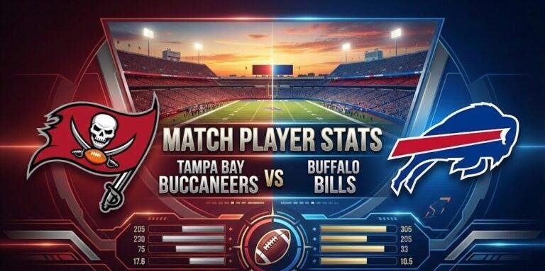 Tampa Bay Buccaneers vs Buffalo Bills Match Player Stats