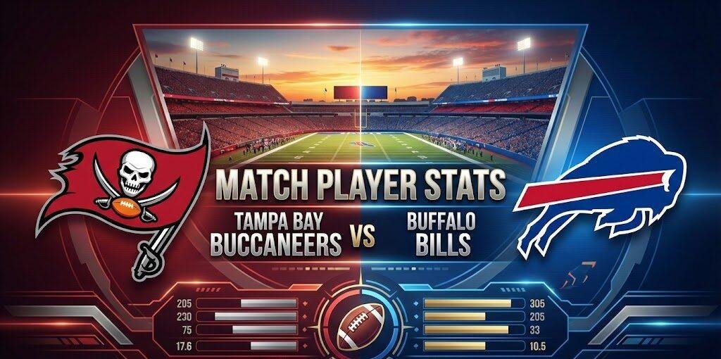 Tampa Bay Buccaneers vs Buffalo Bills Match Player Stats