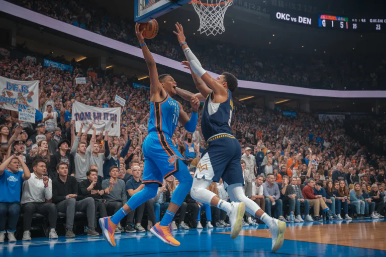 Oklahoma City Thunder vs Denver Nuggets Match Player Stats