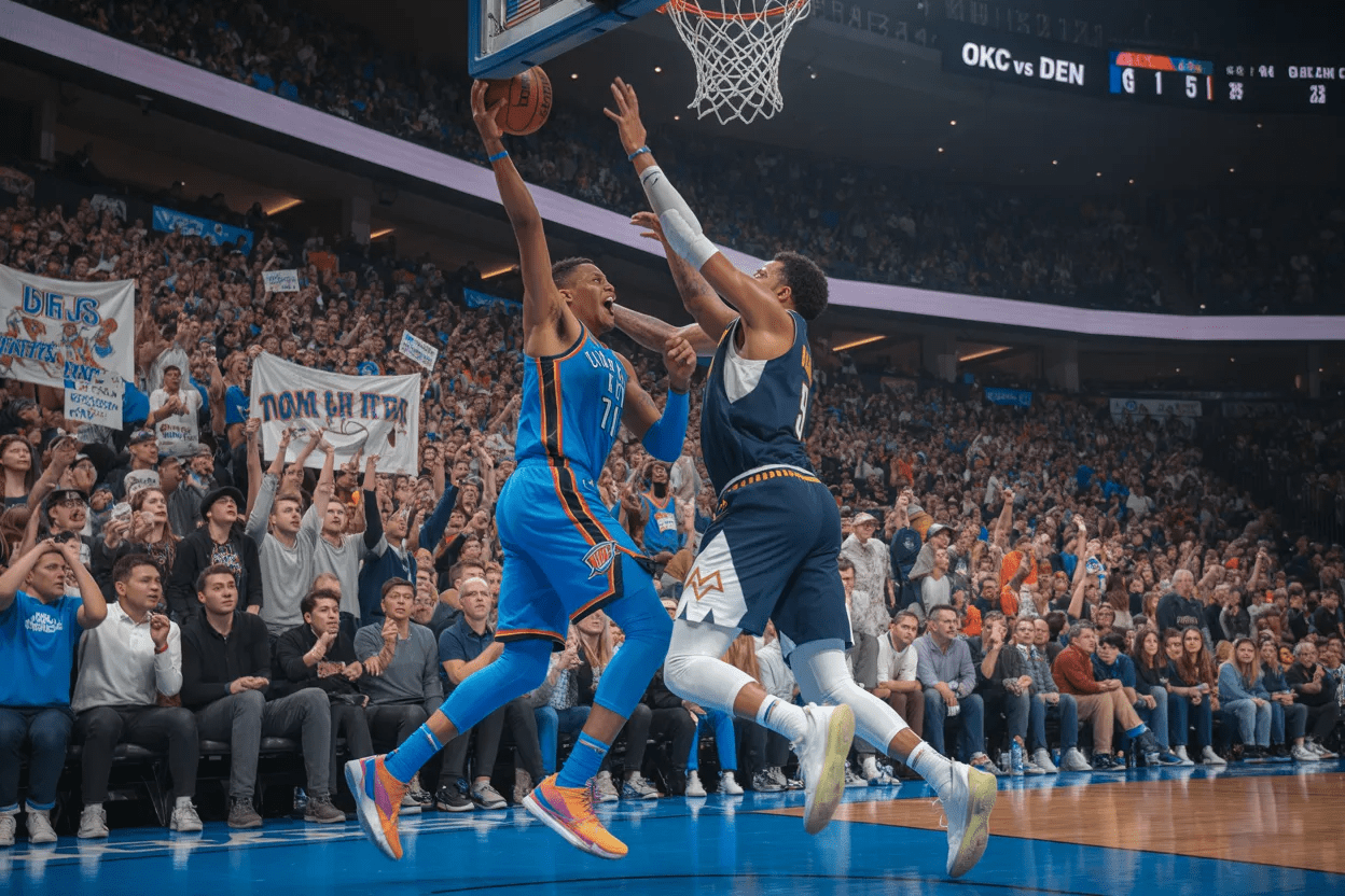 Oklahoma City Thunder vs Denver Nuggets Match Player Stats