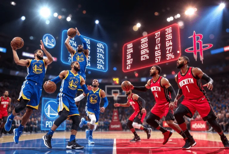 Golden State Warriors vs Houston Rockets Match Player Stats