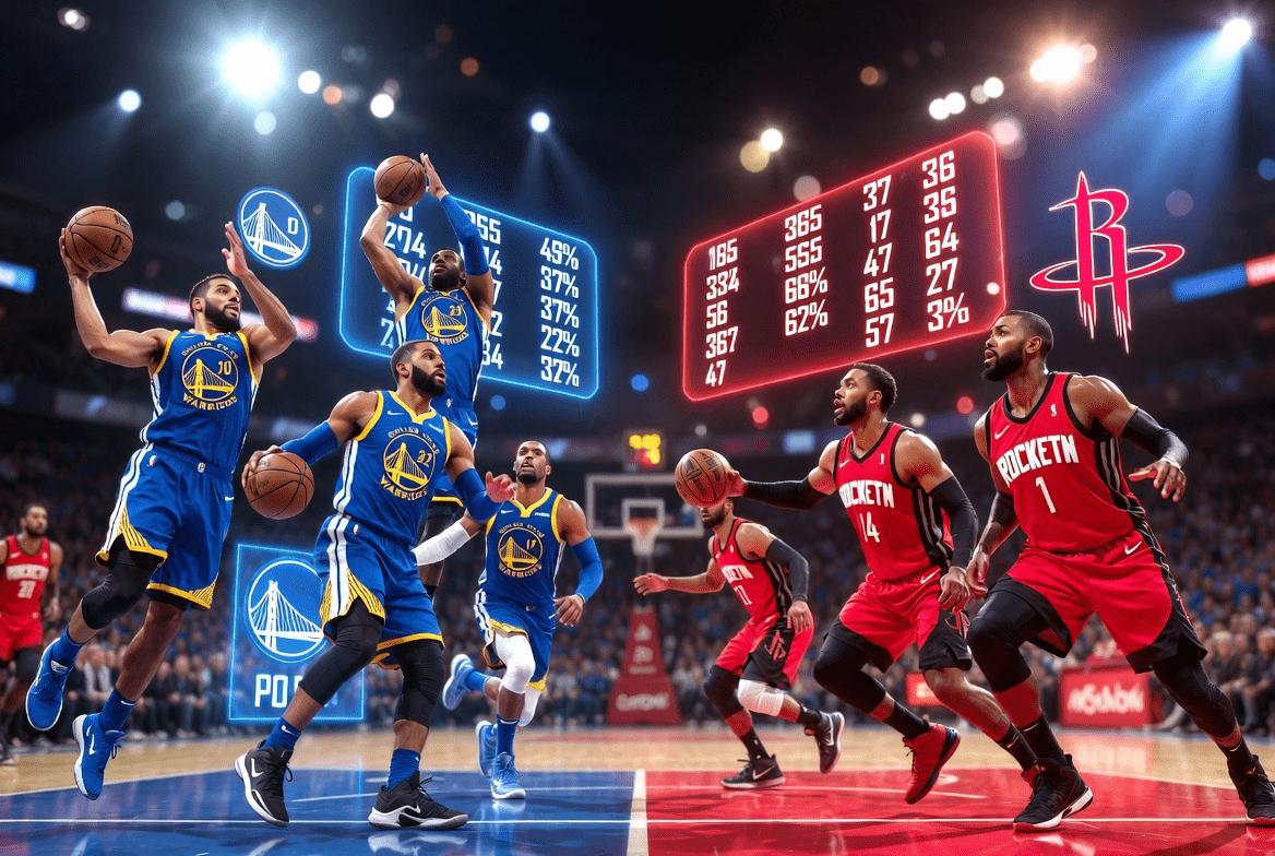 Golden State Warriors vs Houston Rockets Match Player Stats