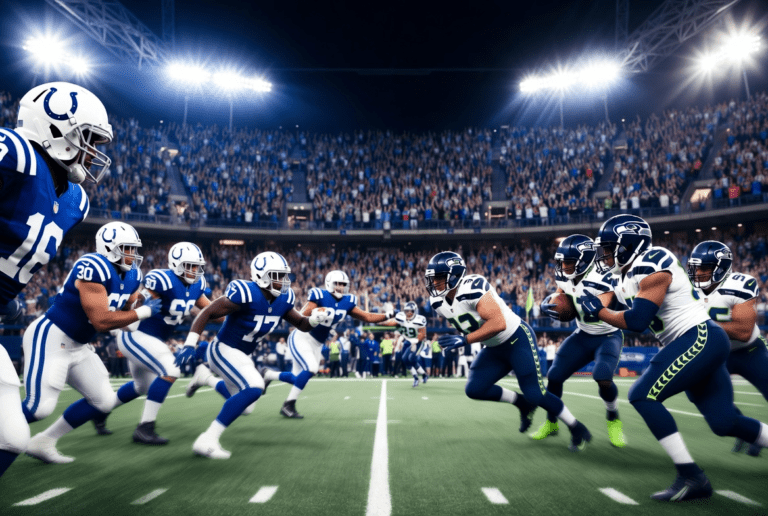 Colts vs Seahawks Match Player Stats