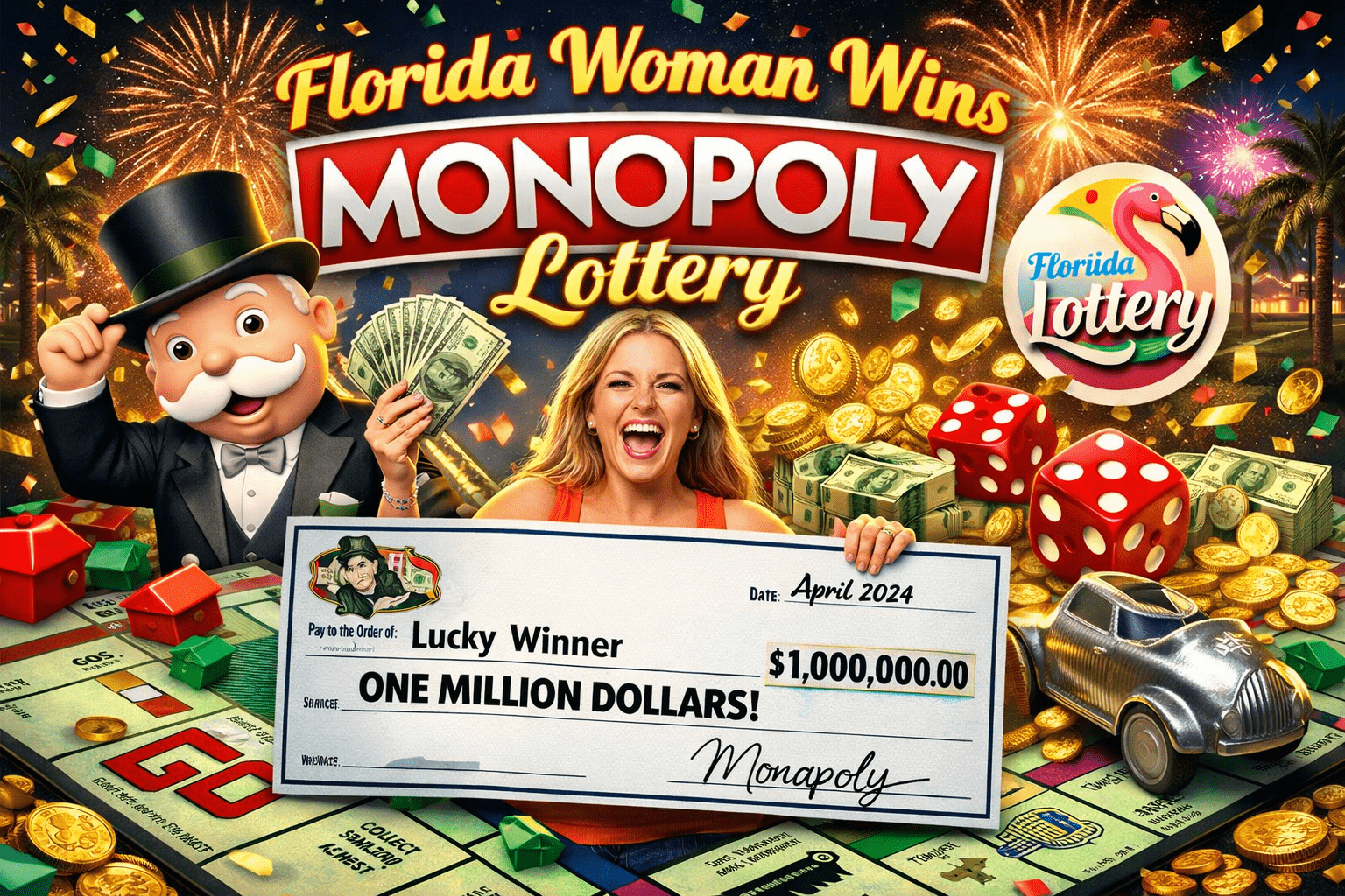 Florida Woman Wins Monopoly Lottery