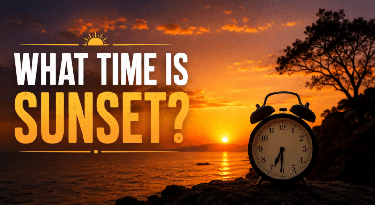 What Time Is Sunset