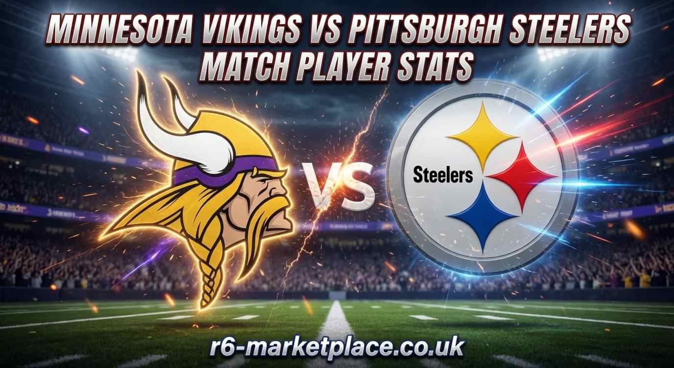Minnesota Vikings vs Pittsburgh Steelers Match Player Stats
