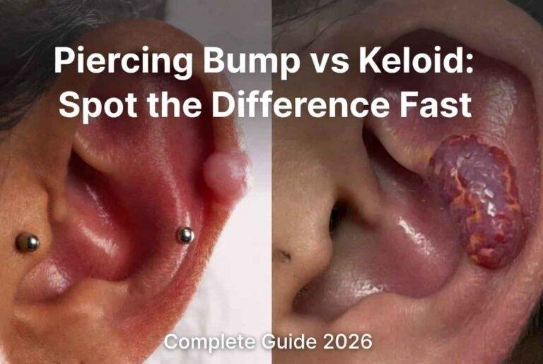 Piercing Bump vs Keloid