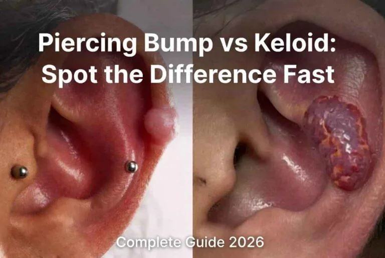 Piercing Bump vs Keloid