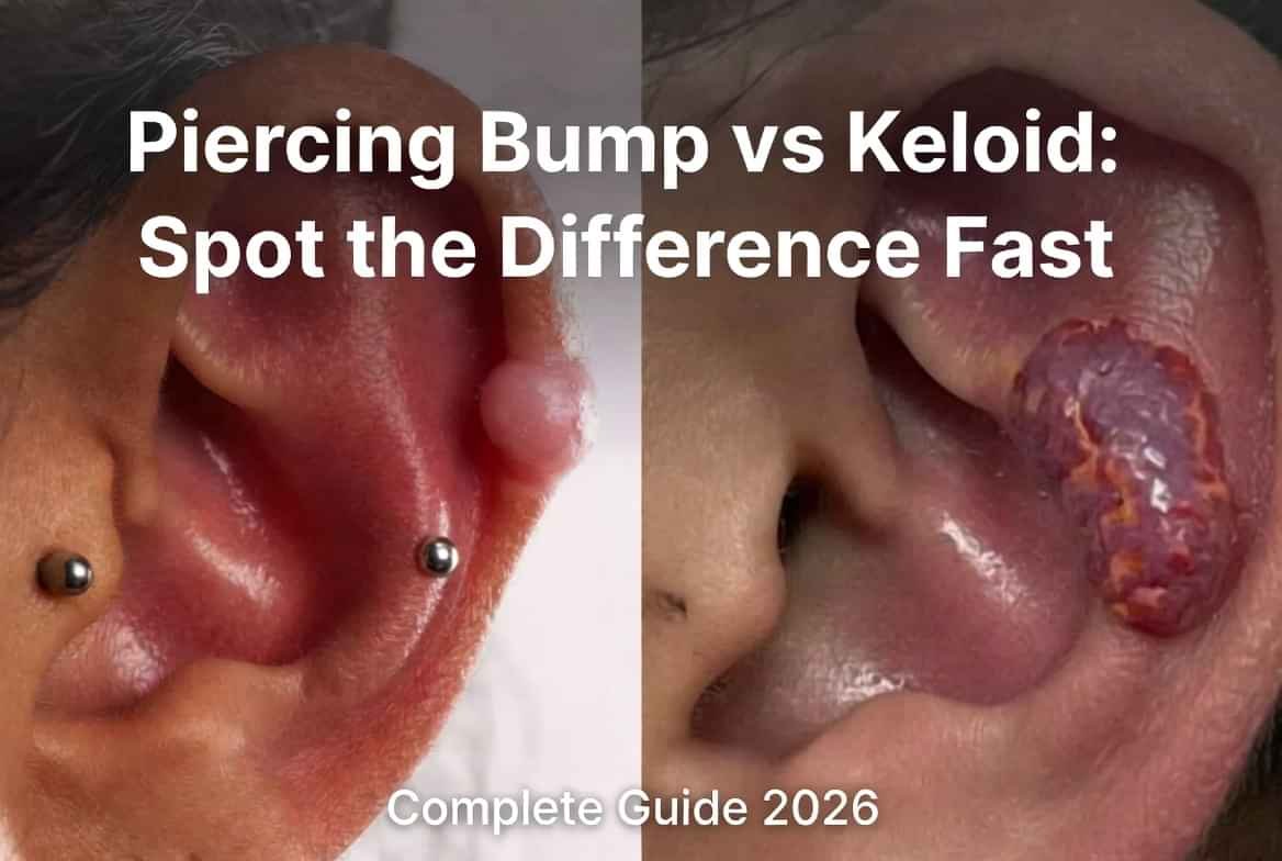 Piercing Bump vs Keloid