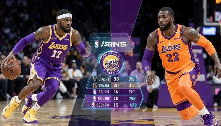 Lakers vs Phoenix Suns Match Player Stats