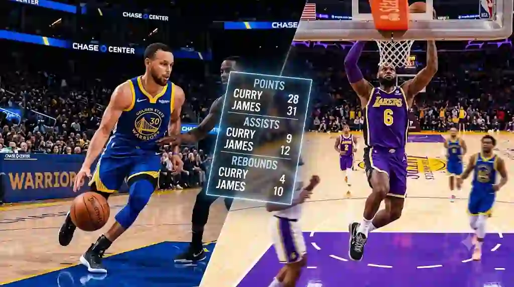 Golden State Warriors vs Lakers Match Player Stats