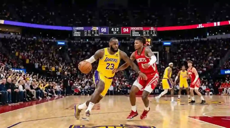 Lakers vs Houston Rockets Match Player Stats
